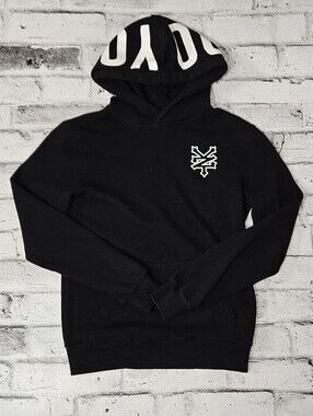 Zoo York Black Pullover Hoodie Logo Graphic Streetwear Womens Small